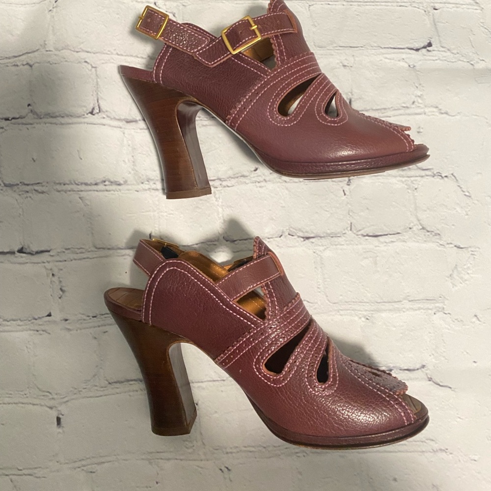 Chie Mihara retro leather heels - Picture 2 of 9